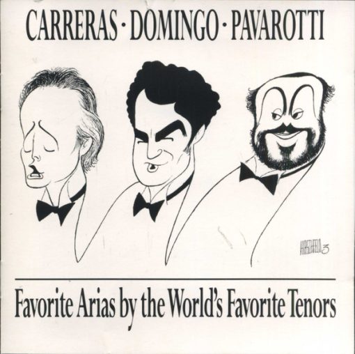 José Carreras, Placido Domingo, Luciano Pavarotti - Favorite Arias By The World's Favorite Tenors (CD, Album, Comp) (Near Mint (NM or M-))