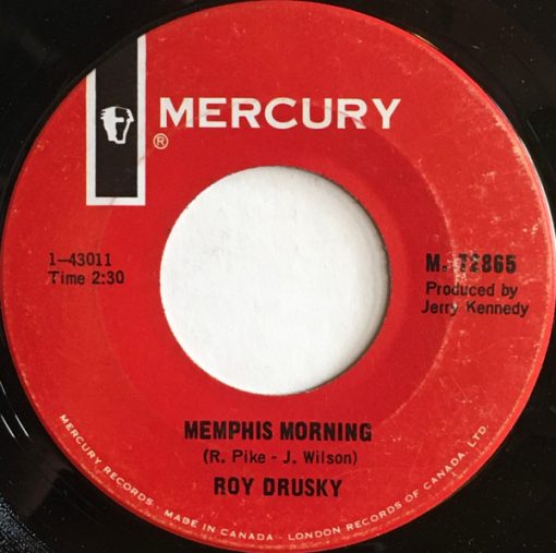 Roy Drusky - Memphis Morning / I Wouldn't Be Alone (7", Single) (Very Good Plus (VG+))