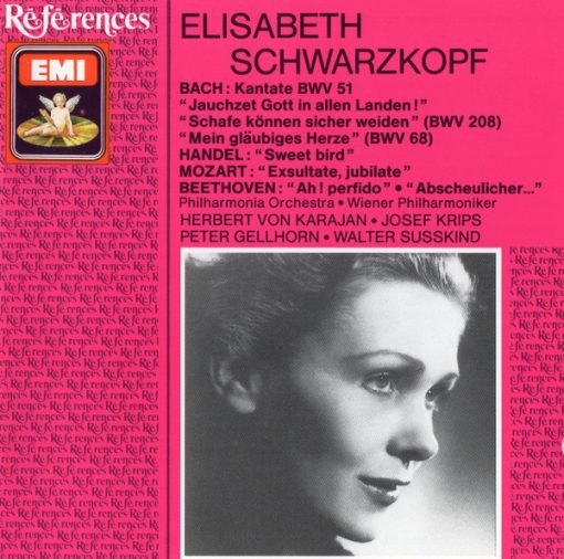 Elisabeth Schwarzkopf - Bach, Handel, Mozart, Beethoven (CD, Comp, Mono) (Near Mint (NM or M-))