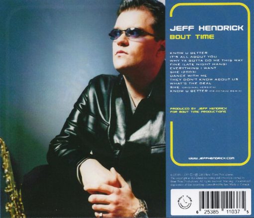 Jeff Hendrick - Bout Time (CD, Album) (Near Mint (NM or M-)) - Image 2