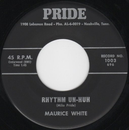 Maurice White (6) - Rhythm Un-Huh / Love A-By To You (7") (Very Good Plus (VG+))