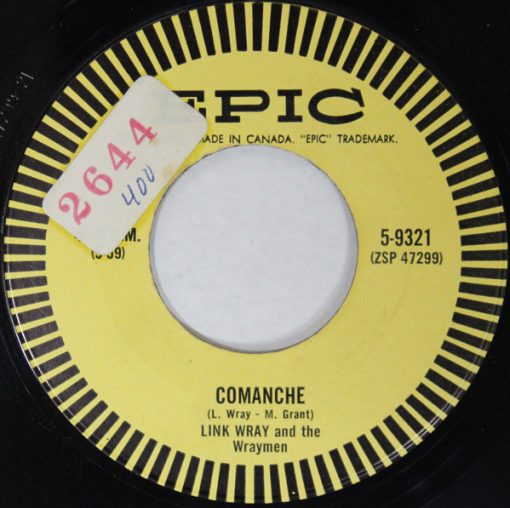 Link Wray And His Ray Men - Comanche / Lillian (7", Single) (Near Mint (NM or M-))