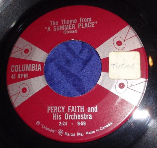 Percy Faith & His Orchestra - The Theme From "A Summer Place" / Go-Go-Po-Go (7", Single) (Very Good (VG))