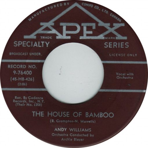 Andy Williams - The Hawaiian Wedding Song (7", Single) (Near Mint (NM or M-))