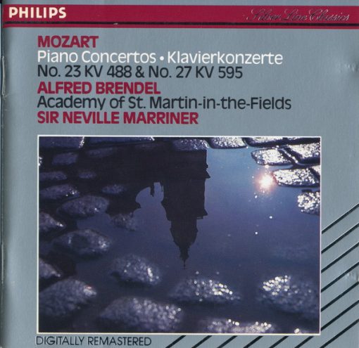 Wolfgang Amadeus Mozart, Alfred Brendel, The Academy Of St. Martin-in-the-Fields, Sir Neville Marriner - Piano Concertos ･ Klavierkonzerte No. 23 KV 488 & No. 27 KV 595 (CD, Album, RM) (Near Mint (NM or M-))