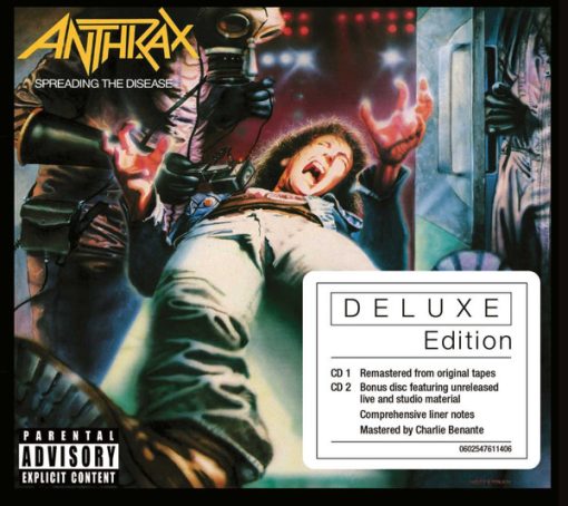 Anthrax - Spreading The Disease  (2xCD, Album, Dlx, RE, RM, 30t) (Near Mint (NM or M-))