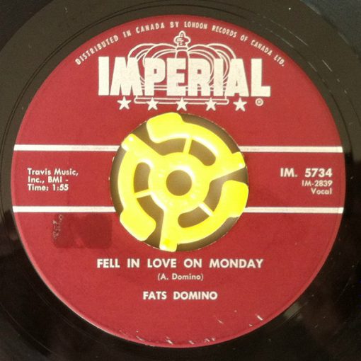 Fats Domino - Fell In Love A Monday / Shu Rah (7", Single) (Near Mint (NM or M-))