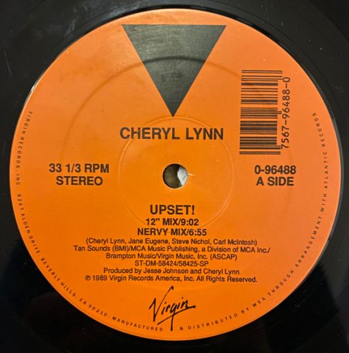 Cheryl Lynn - Upset! (12", Single) (Mint (M))