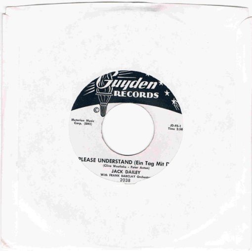 Jack Dailey - Please Understand (Ein Tag Mit Dir) (7", Single) (Very Good Plus (VG+))