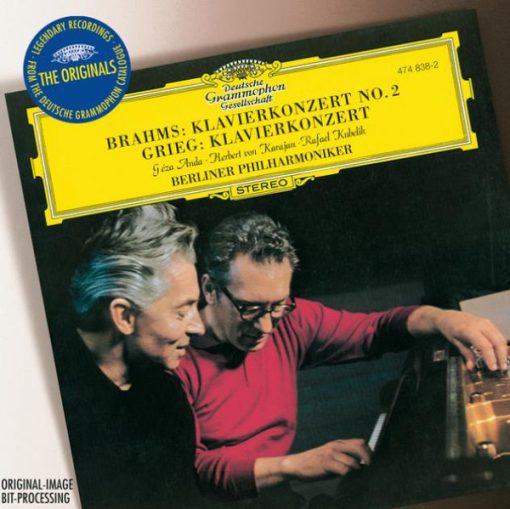 Johannes Brahms, Edvard Grieg - Géza Anda, Herbert von Karajan, Rafael Kubelik, Berliner Philharmoniker - Klavierkonzerte (CD, Comp, RE, RM) (Near Mint (NM or M-))