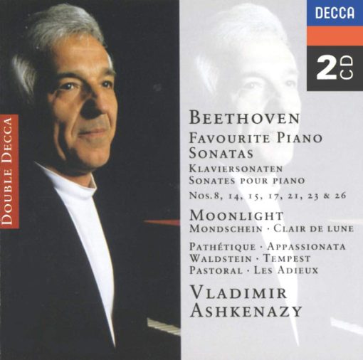 Ludwig van Beethoven, Vladimir Ashkenazy - Favourite Piano Sonatas (2xCD, Comp, RE, RM) (Near Mint (NM or M-))