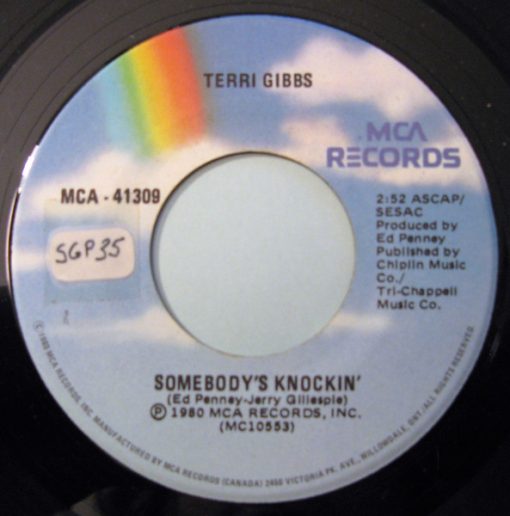 Terri Gibbs - Somebody's Knocking (7", Single) (Near Mint (NM or M-))