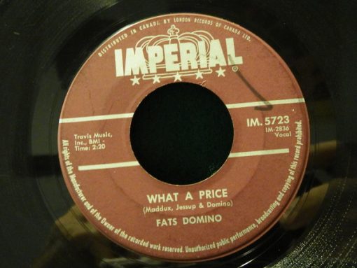 Fats Domino - What A Price (7", Single) (Near Mint (NM or M-))