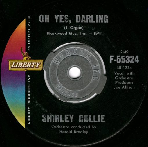 Shirley Collie - Oh Yes, Darling / Dime A Dozen (7") (Very Good Plus (VG+))