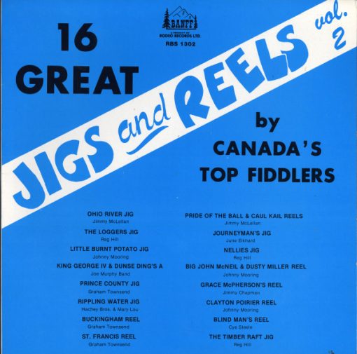 Various - 16 Great Jigs And Reels Vol.2 By Canada's Top Fiddlers (LP, Comp, Gre) (Mint (M))