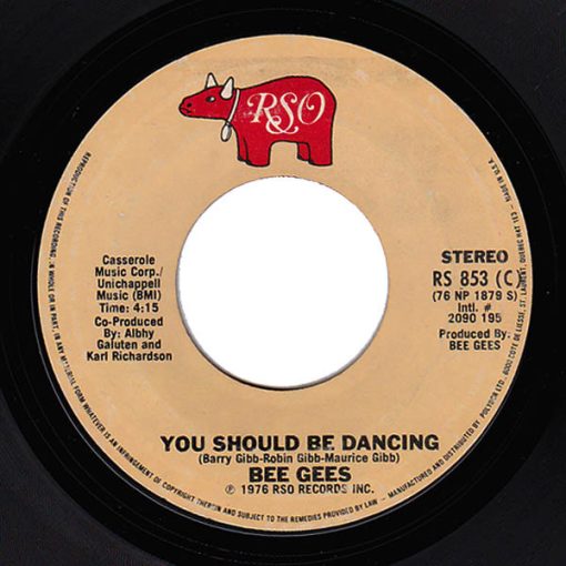 Bee Gees - You Should Be Dancing (7", Single) (Near Mint (NM or M-))