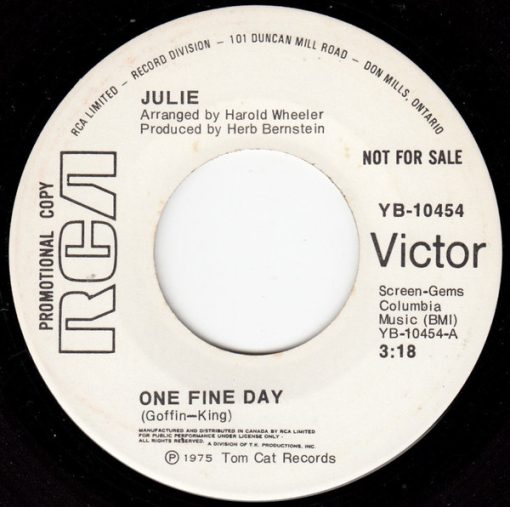 Julie Budd - One Fine Day (7", Single, Promo) (Near Mint (NM or M-))