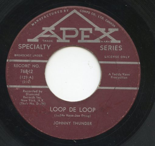 Johnny Thunder - Loop De Loop (7", Single) (Near Mint (NM or M-))