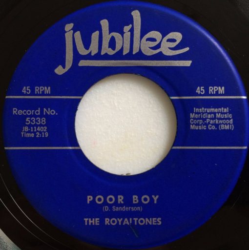 The Royaltones - Poor Boy / Wail! (7", Single, Mon) (Near Mint (NM or M-))