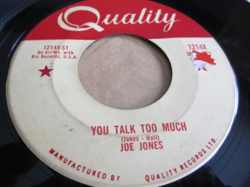 Joe Jones (2) - You Talk Too Much (7", Single) (Near Mint (NM or M-))