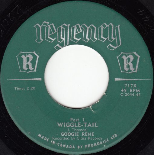 Googie Rene - Wiggle-Tail (7", Single) (Near Mint (NM or M-))