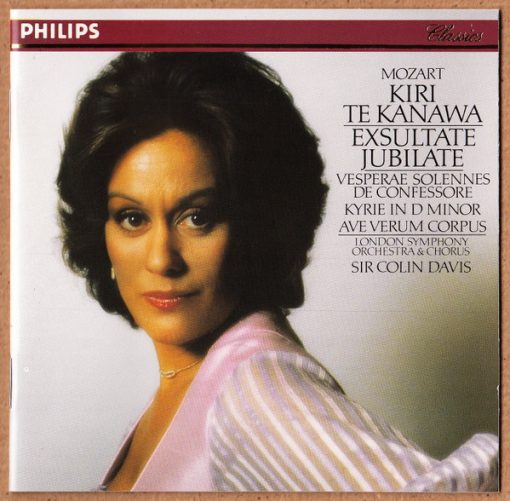 Wolfgang Amadeus Mozart — Kiri Te Kanawa — London Symphony Orchestra & London Symphony Chorus, Sir Colin Davis - Exsultate Jubilate — Vesperae Solennes De Confessore - Kyrie In D Minor - Ave Verum Corpus (CD, Album, RE) (Near Mint (NM or M-))