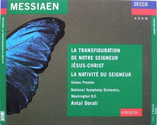 Olivier Messiaen / Simon Preston, Antal Dorati, National Symphony Orchestra - La Transfiguration De Notre Seigneur Jésus-Christ / La Nativité Du Seigneur (2xCD + Box) (Near Mint (NM or M-))