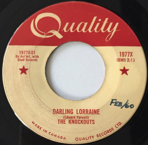 The Knockouts (2) - Darling Lorraine (7", Single) (Very Good Plus (VG+))