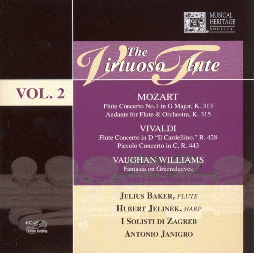 Julius Baker - The Virtuoso Flute, Vol. 2 (CD, Comp, RM, SBM) (Mint (M))