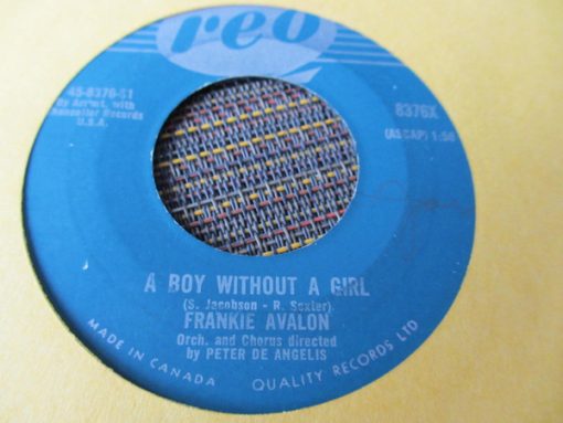 Frankie Avalon - A Boy Without A Girl (7", Single) (Near Mint (NM or M-))