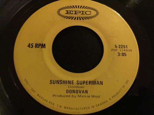 Donovan - Mellow Yellow / Sunshine Superman (7") (Near Mint (NM or M-))