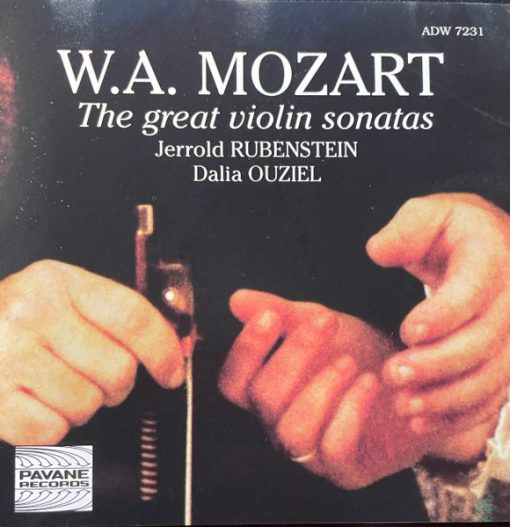 Wolfgang Amadeus Mozart, Jerrold Rubenstein, Dalia Ouziel - The Great Violin Sonatas (CD, Album) (Near Mint (NM or M-))