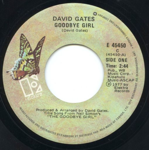 David Gates - Goodbye Girl (7", Single) (Near Mint (NM or M-))