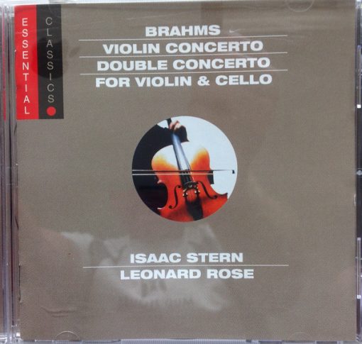 Johannes Brahms, Isaac Stern, Leonard Rose - Violin Concerto - Double Concerto (CD, Comp, RE) (Near Mint (NM or M-))