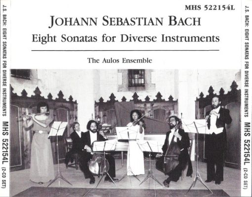 Johann Sebastian Bach, The Aulos Ensemble - Eight Sonatas For Diverse Instruments (2xCD) (Near Mint (NM or M-))