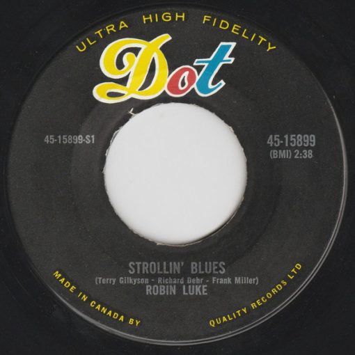 Robin Luke - Strollin' Blues / You Can't Stop Me From Dreaming (7", Single) (Very Good Plus (VG+))