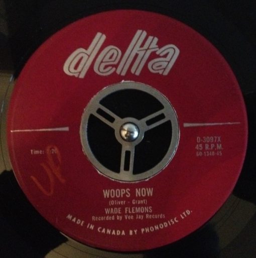 Wade Flemons - Woops Now / Easy Lovin' (7", Single) (Near Mint (NM or M-))