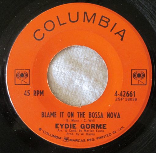 Eydie Gormé - Blame It On The Bossa Nova / Guess I Should Have Loved Him More (7", Single) (Very Good Plus (VG+))