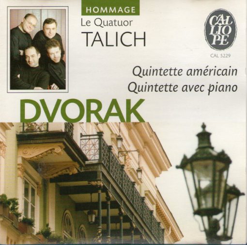 Talich Quartet, Antonín Dvořák - Quintette Américain / Quintette Avec Piano (CD, RE) (Near Mint (NM or M-))