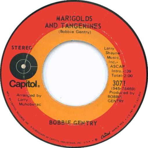 Bobbie Gentry - Marigolds And Tangerines / But I Can't Get Back (7", Single) (Very Good Plus (VG+))