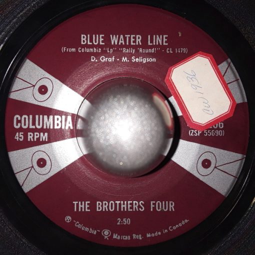 The Brothers Four - Blue Water Line / Summer Days Alone (7", Single) (Near Mint (NM or M-))