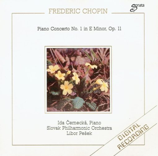 Frédéric Chopin, Ida Černecká, Slovak Philharmonic Orchestra, Libor Pešek - Piano Concerto No. 1 In E Minor, Op. 11 (CD, Album) (Near Mint (NM or M-))