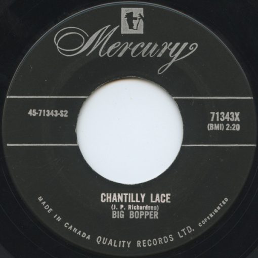 Big Bopper - Chantilly Lace (7", Single) (Near Mint (NM or M-))