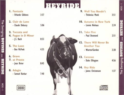 The Swinging Bovines - Heyride (CD, Album) (Near Mint (NM or M-))