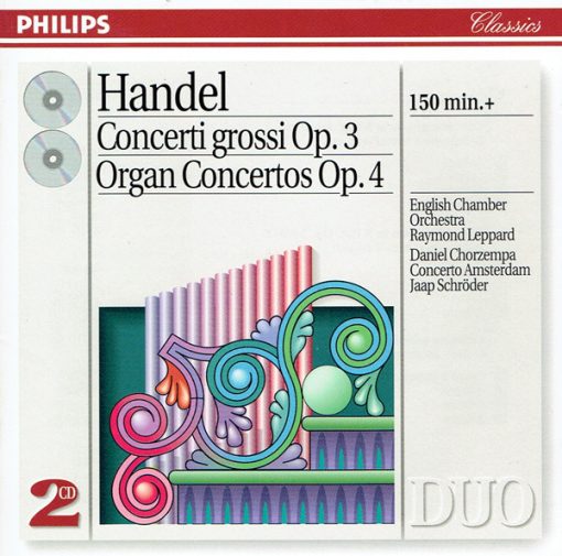 Georg Friedrich Händel - Concerti Grossi Op. 3 / Organ Concertos Op. 4 (2xCD, Comp, RM) (Near Mint (NM or M-))