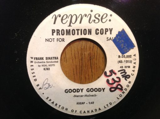 Frank Sinatra - Goody, Goody / Love Is Just Around The Corner (7", Single, Promo) (Very Good Plus (VG+))