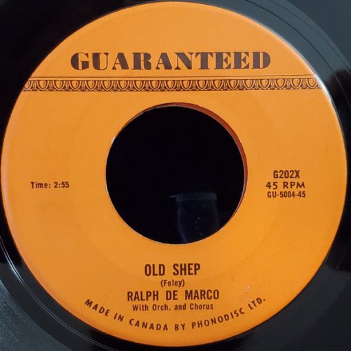 Ralph De Marco - Old Shep (7", Single) (Near Mint (NM or M-))