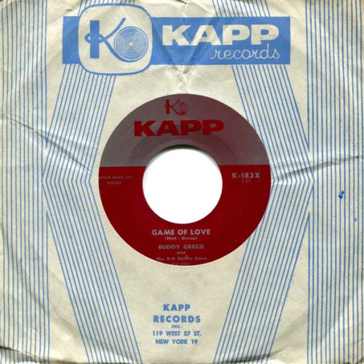 Buddy Greco - Game Of Love / With All My Heart (7") (Near Mint (NM or M-))