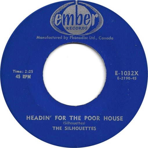 The Silhouettes - Headin' For The Poor House (7", Single) (Near Mint (NM or M-))