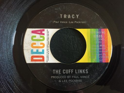 The Cuff Links - Tracy (7", Single) (Near Mint (NM or M-))